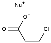 3-Chloropropionic acid sodium salt Struktur