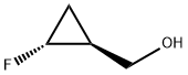 (trans-2-fluorocyclopropyl)methanol Structure
