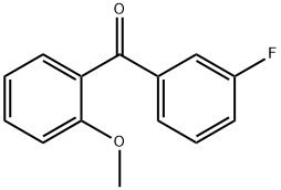 3-FLUORO-2'-METHOXYBENZOPHENONE Struktur