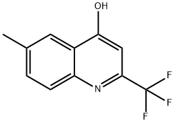 4-HYDROXY-6-METHYL-2-(TRIFLUOROMETHYL)QUINOLINE Struktur