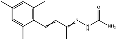 4-Mesityl-3-buten-2-one semicarbazone Struktur