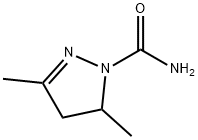 3,5-Dimethyl-2-pyrazoline-1-carboxamide Struktur