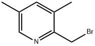 2-(BroMoMethyl)-3,5-diMethylpyridine Struktur