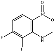 2,3-ジフルオロ-N-メチル-6-ニトロアニリン 化學(xué)構(gòu)造式