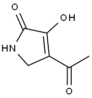 2H-Pyrrol-2-one, 4-acetyl-1,5-dihydro-3-hydroxy- (9CI) Struktur