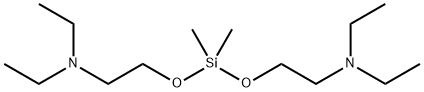 Bis[2-(diethylamino)ethoxy]dimethylsilane Struktur