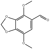 4,7-Dimethoxy-1,3-benzodioxole-5-carbaldehyde Struktur