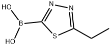 5-ETHYL-1,3,4-THIADIAZOL-2-YLBORONIC ACID Struktur