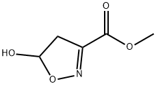 3-Isoxazolecarboxylicacid,4,5-dihydro-5-hydroxy-,methylester(9CI) Struktur