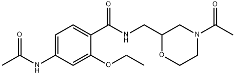 N,N-Diacetyl Des-5’-chloro-4-fluorobenzyl Mosapride Struktur