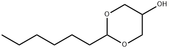 2-hexyl-1,3-dioxan-5-ol Struktur