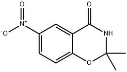 2,2-DIMETHYL-6-NITRO-2H-BENZO[E][1,3]OXAZIN-4(3H)-ONE Struktur