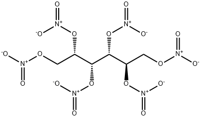 D-glucitol hexanitrate  Struktur