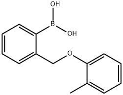 2-[(2-METHYLPHENOXY)METHYL]BENZENEBORONIC ACID Struktur