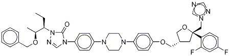 O-Benzyl Posaconazole Struktur