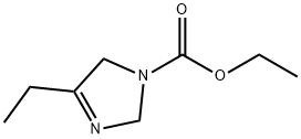 1H-Imidazole-1-carboxylic  acid,  4-ethyl-2,5-dihydro-,  ethyl  ester Struktur