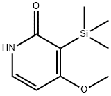 2(1H)-Pyridinone,4-methoxy-3-(trimethylsilyl)-(9CI) Struktur