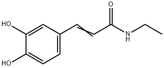 2-Propenamide, 3-(3,4-dihydroxyphenyl)-N-ethyl- (9CI) Struktur