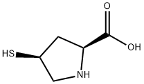 L-Proline, 4-mercapto-, cis- (9CI) Struktur