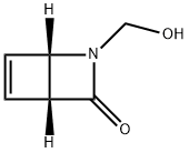 2-Azabicyclo[2.2.0]hex-5-en-3-one,2-(hydroxymethyl)-,(1S)-(9CI) Struktur