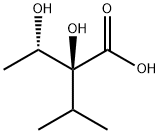 [2S,3S,(-)]-2,3-Dihydroxy-2-isopropylbutanoic acid Struktur