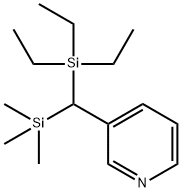 Pyridine, 3-[(triethylsilyl)(trimethylsilyl)methyl]- (9CI) Struktur