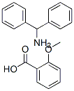 diphenylmethanamine, 2-methoxybenzoic acid Struktur