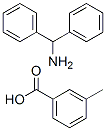 diphenylmethanamine, 3-methylbenzoic acid Struktur