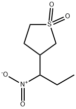 3-(1-Nitropropyl)tetrahydrothiophene 1,1-dioxide Struktur