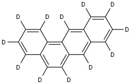 1,2-ベンズアントラセン-D12 化學(xué)構(gòu)造式