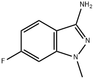 3-AMino-6-fluoro-1-Methylindazole Struktur