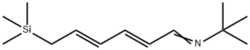 6-TRIMETHYLSILYL-N-TERT-BUTYL-2,4-HEXADIENALDIMINE Struktur