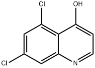 5,7-DICHLOROQUINOLIN-4-OL Struktur