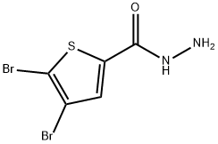 2,3-DIBROMO-5-THIOPHENECARBOXYLIC ACID HYDRAZIDE Struktur