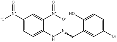 5-Bromosalicylaldehyde 2,4-dinitrophenyl hydrazone Struktur