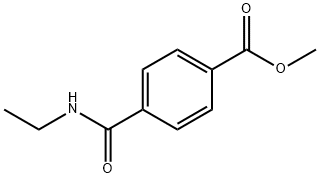 Methyl 4-(ethylcarbaMoyl)benzoate Struktur