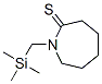 2H-Azepine-2-thione,  hexahydro-1-[(trimethylsilyl)methyl]- Struktur