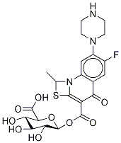 Ciprofloxacin-acyl-β-D-glucuronide Struktur