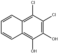 3,4-Dichloro-1,2-naphthalenediol Struktur