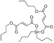 butyl 6,6-dibutyl-4,8,11-trioxo-5,7,12-trioxa-6-stannahexadeca-2,9-dienoate  Struktur