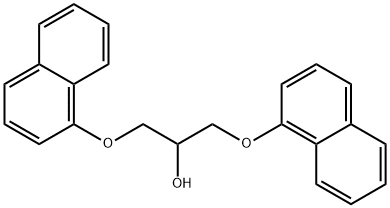 1,3-Bis(1-naphthalenyloxy)-2-propanol Struktur