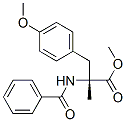 N-Benzoyl-O,a-dimethyl-D-tyrosine Methyl Ester Struktur