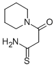 3-OXO-3-PIPERIDIN-1-YLPROPANETHIOAMIDE Struktur