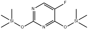 O,O'-BIS(TRIMETHYLSILYL)-5-FLUOROURACIL Structure