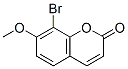 8-bromo-7-methoxy-chromen-2-one Struktur