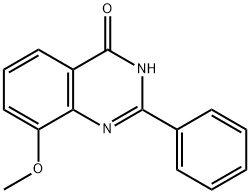 4(1H)-Quinazolinone,  8-methoxy-2-phenyl-  (9CI) Struktur