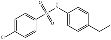 4-chloro-N-(4-ethylphenyl)benzenesulfonamide Struktur