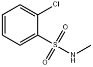 2-Chloro-N-methylbenzenesulphonamide Struktur