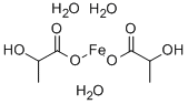 IRON(II) LACTATE TRIHYDRATE Struktur