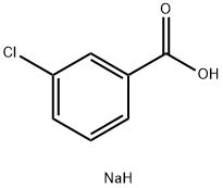 SODIUM 3-CHLOROBENZOATE Struktur